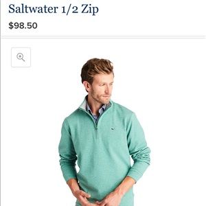 Men’s vineyard vines quarter zip